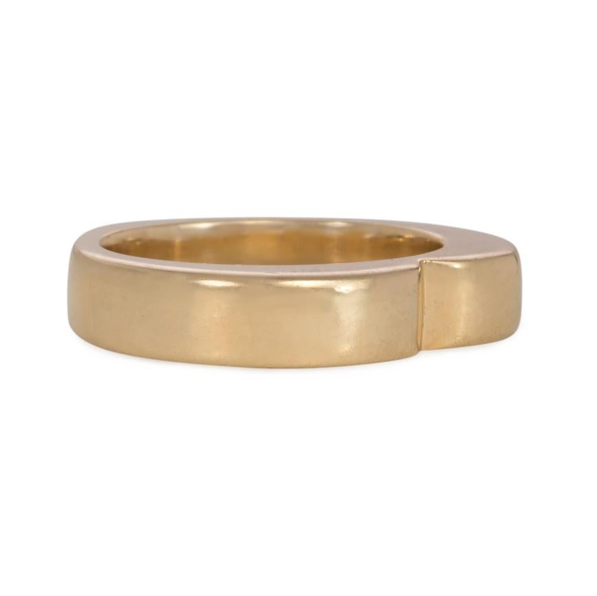 Cartier Midcentury Gold Heart-Shaped Ring In Good Condition In New York, NY