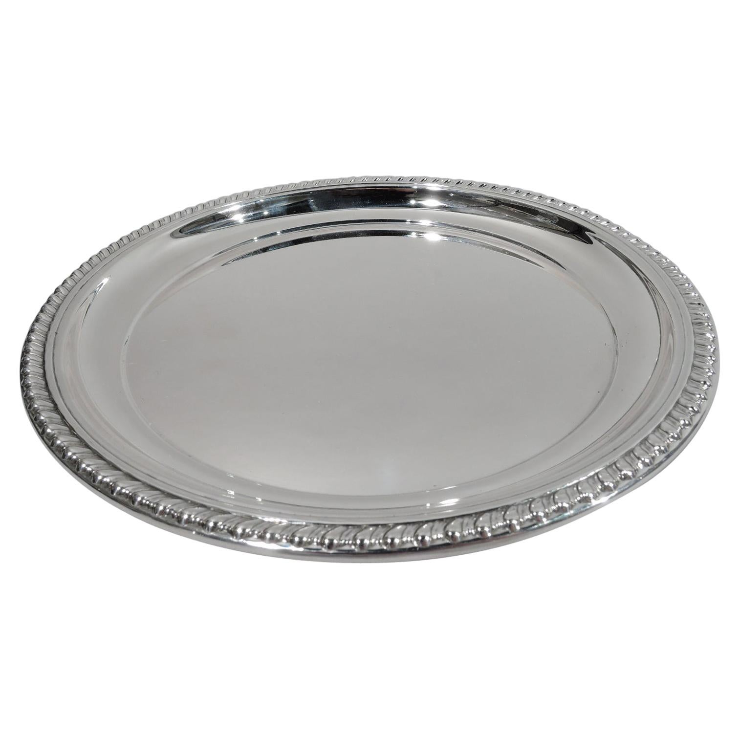 Cartier Midcentury Classical Sterling Silver Tray