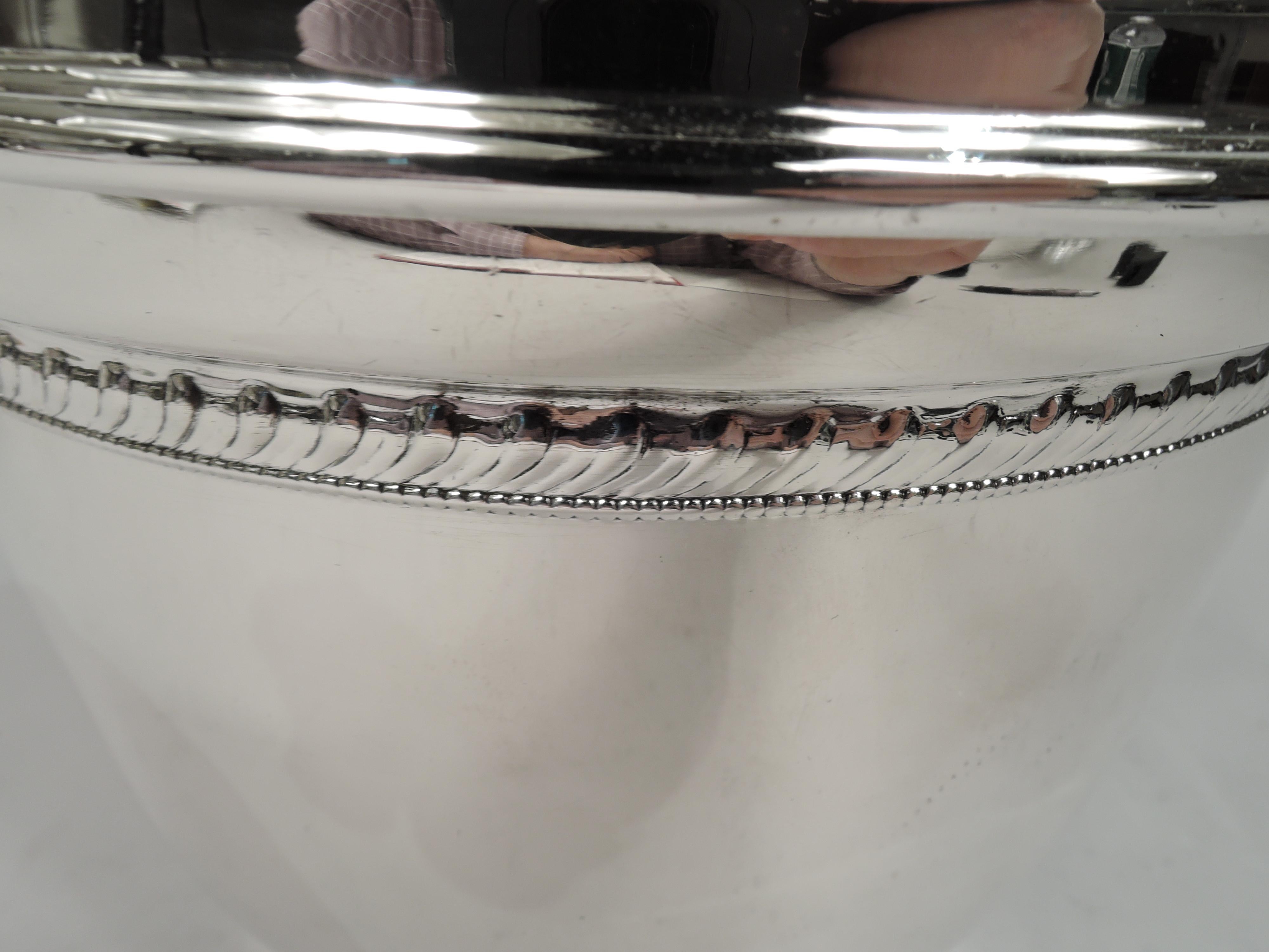 American Cartier Midcentury Georgian Sterling Silver Ice Bucket