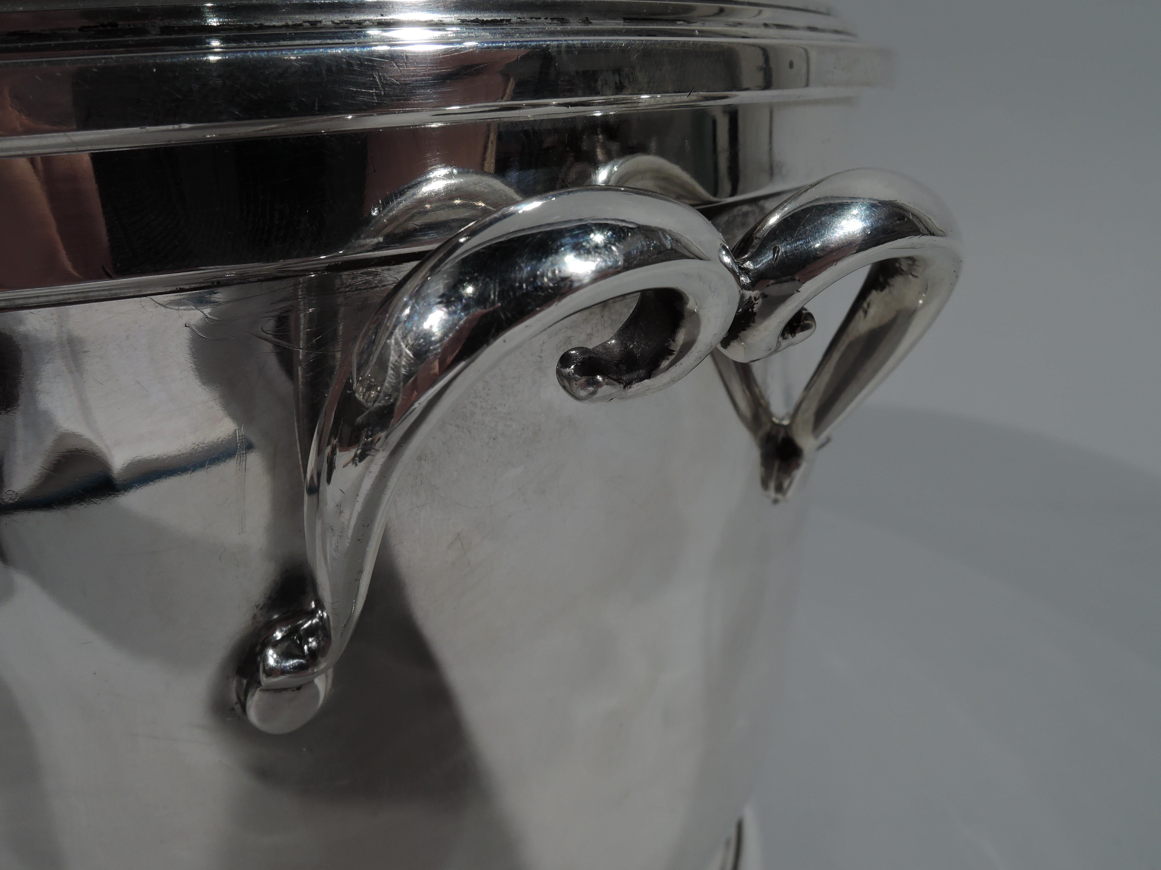 20th Century Cartier Mid-Century Modern Sterling Silver Ice Bucket