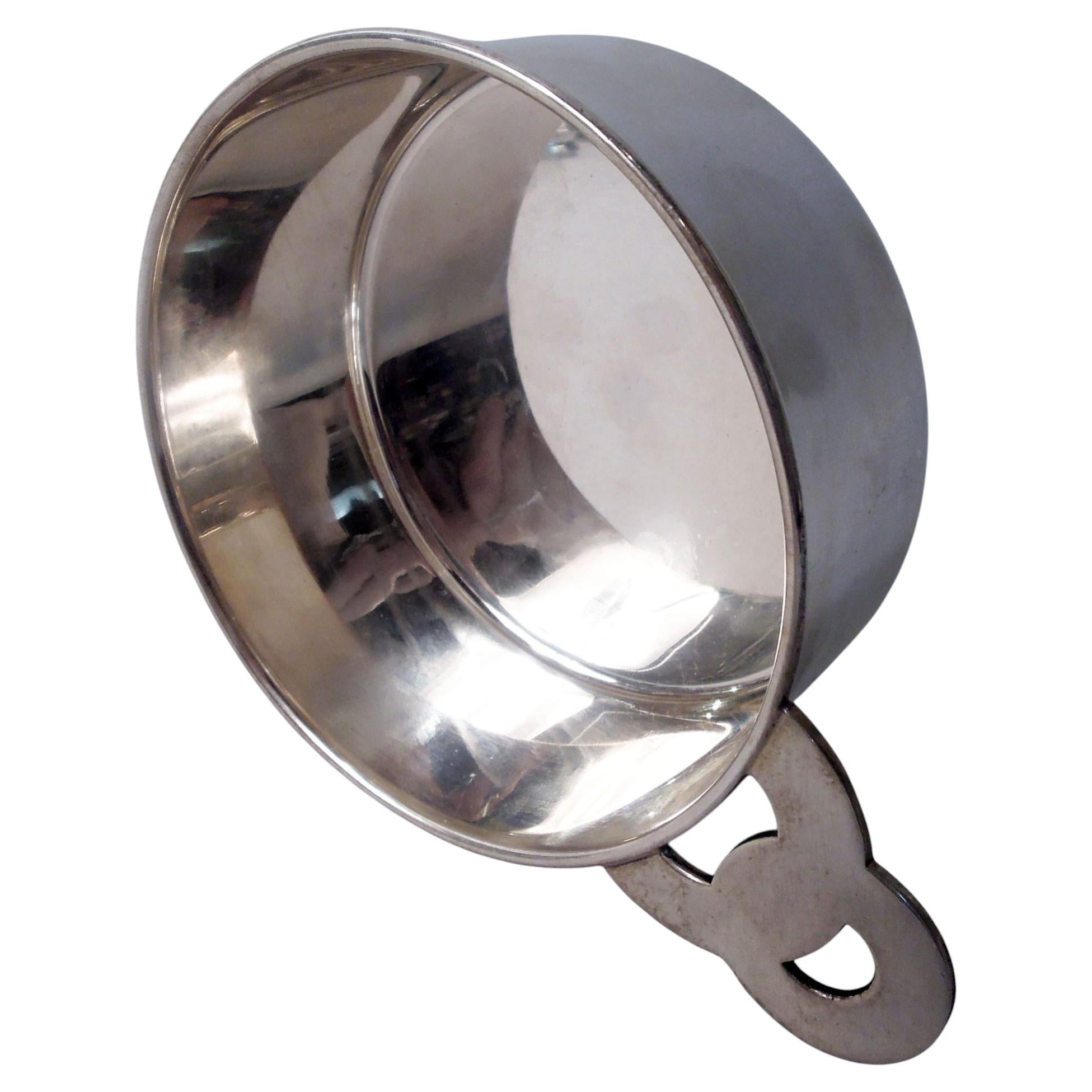 Cartier Midcentury Modern Sterling Silver Porringer For Sale