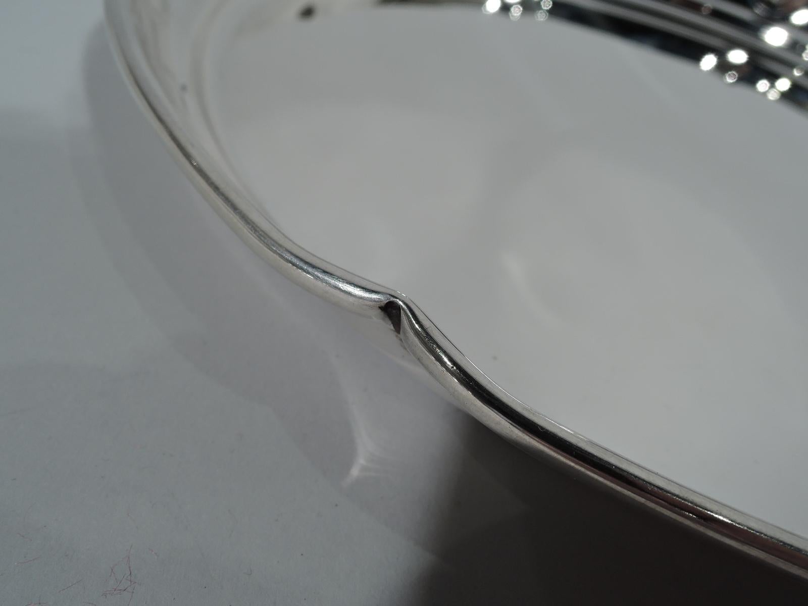 Mid-Century Modern Cartier Midcentury Modern Sterling Silver Serving Tray