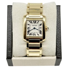 Cartier Midsize Tank Francaise Ref 2466 W50014N2 18K Yellow Gold