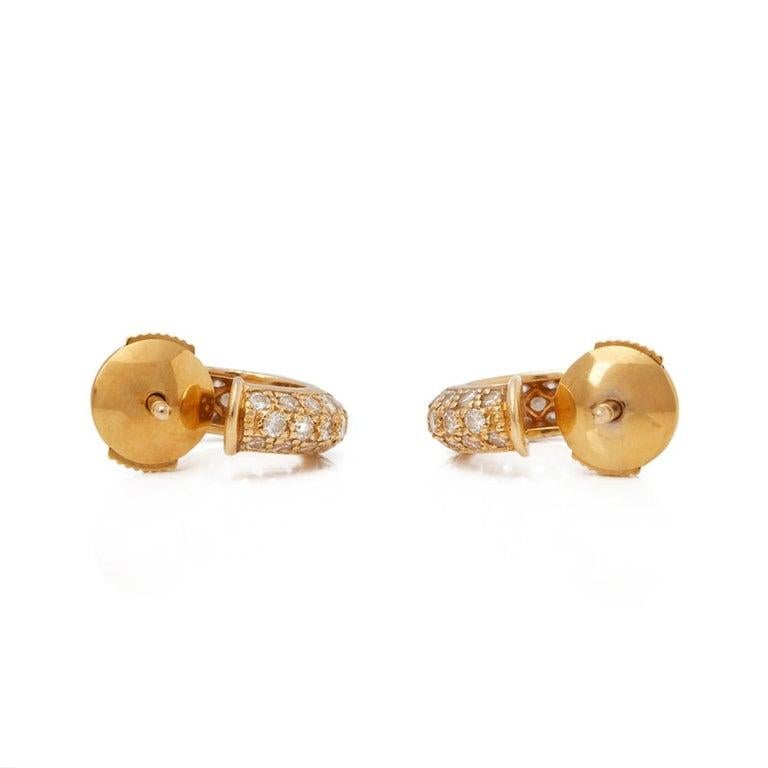 Cartier Mimi Diamant-Ohrringe aus Gold mit Umarmung 2