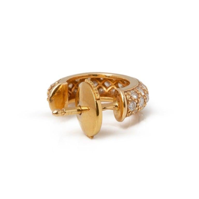 Cartier Mimi Diamant-Ohrringe aus Gold mit Umarmung 3