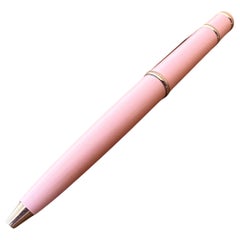  Cartier Mini Diabolo Pink Lacquer Ball Point Pen 