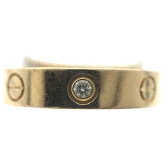 Cartier Mini Love 1 Diamond 52 PG Au750 4.7g Ring