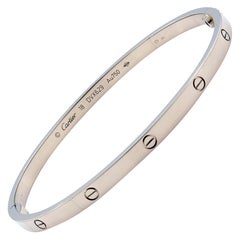 Cartier Mini Love 18 Karat White Gold Bracelet