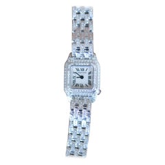 Cartier Mini Panthère 18k White Gold Pavé Diamond Unworn Full Set