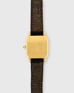 Cartier Mini Santos Dumont 96053 Extra Plate 18k YG 1990s