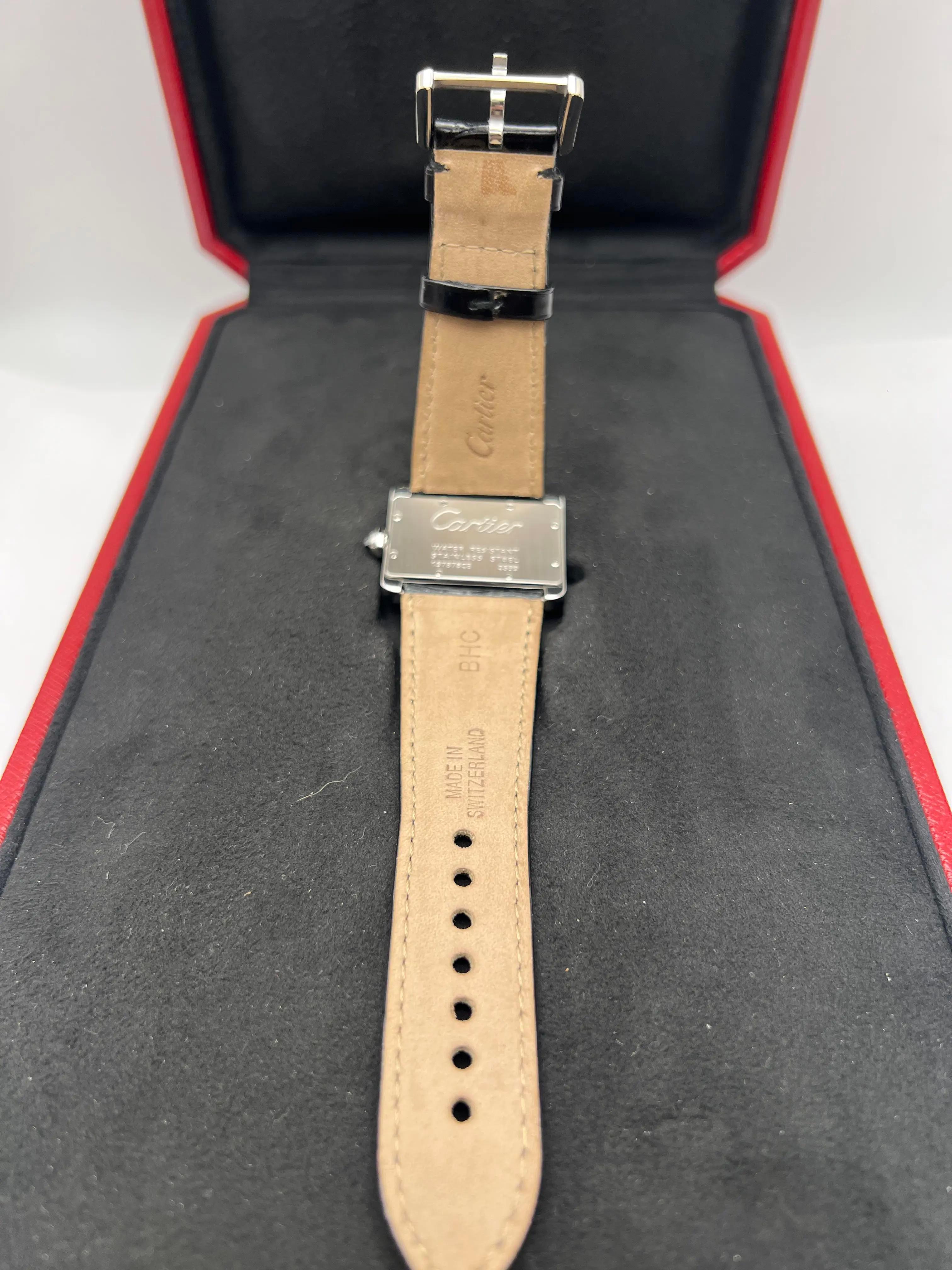 Cartier Mini Tank Divan 31.5mm W6300255 Ivory Dial Box & Papers For Sale 6