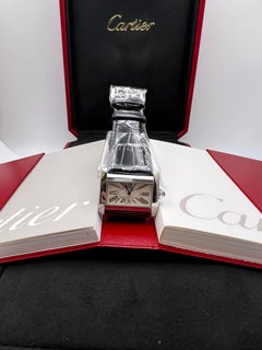Cartier Mini Tank Divan 31.5mm W6300255 Ivory Dial Box & Papers