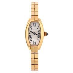 Cartier Mini Tonneau Lanier Orologio al quarzo Oro giallo 16