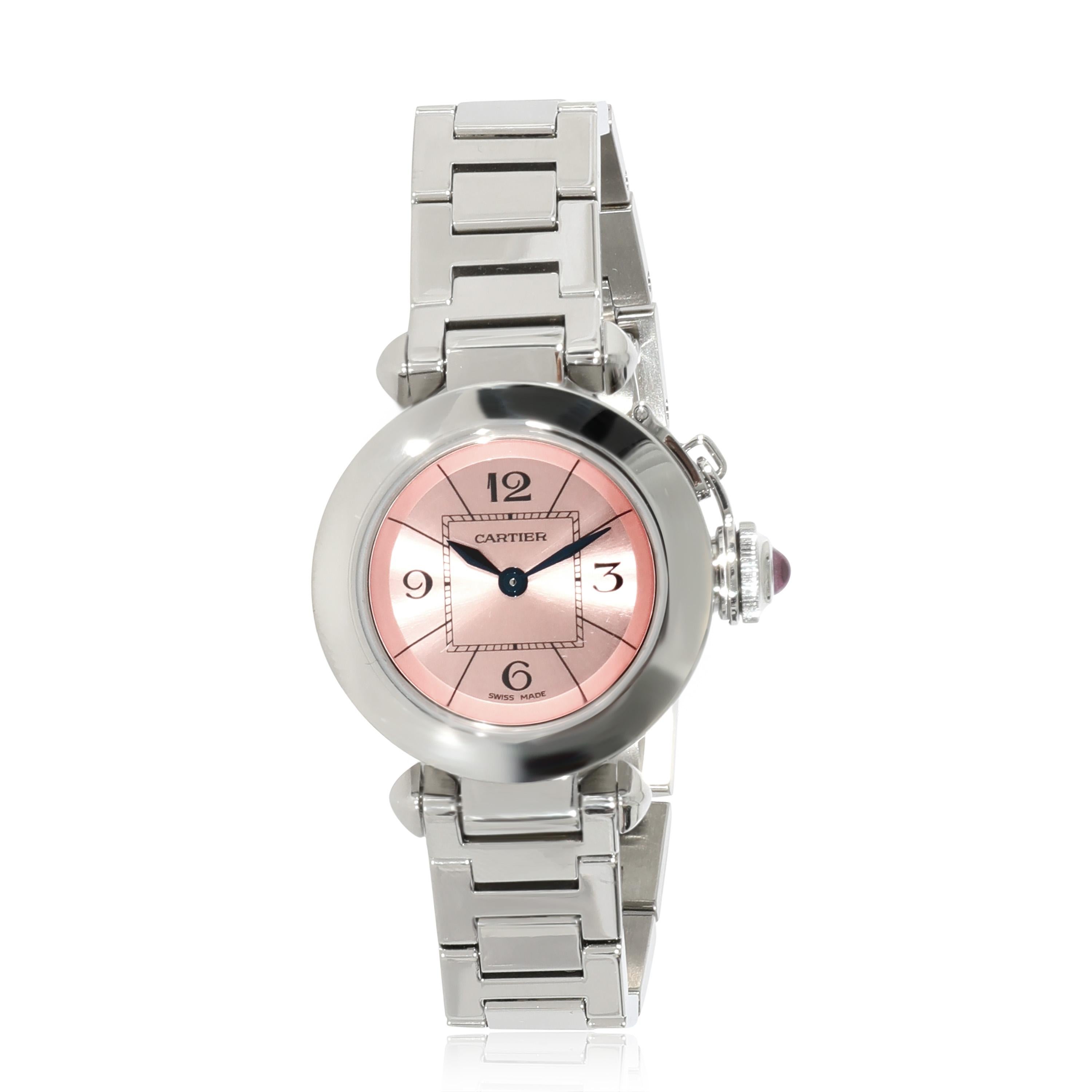 Cartier Miss Pasha W3140008 Women's Watch in Stainless Steel 2