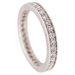 CARTIER Modern Eternity Band-Ring aus Platin mit 1,02 Karat VVS-Diamanten