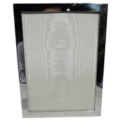 Moderner Cartier-Sterlingsilber-Rahmen für Porträt- oder Landschaftsbild