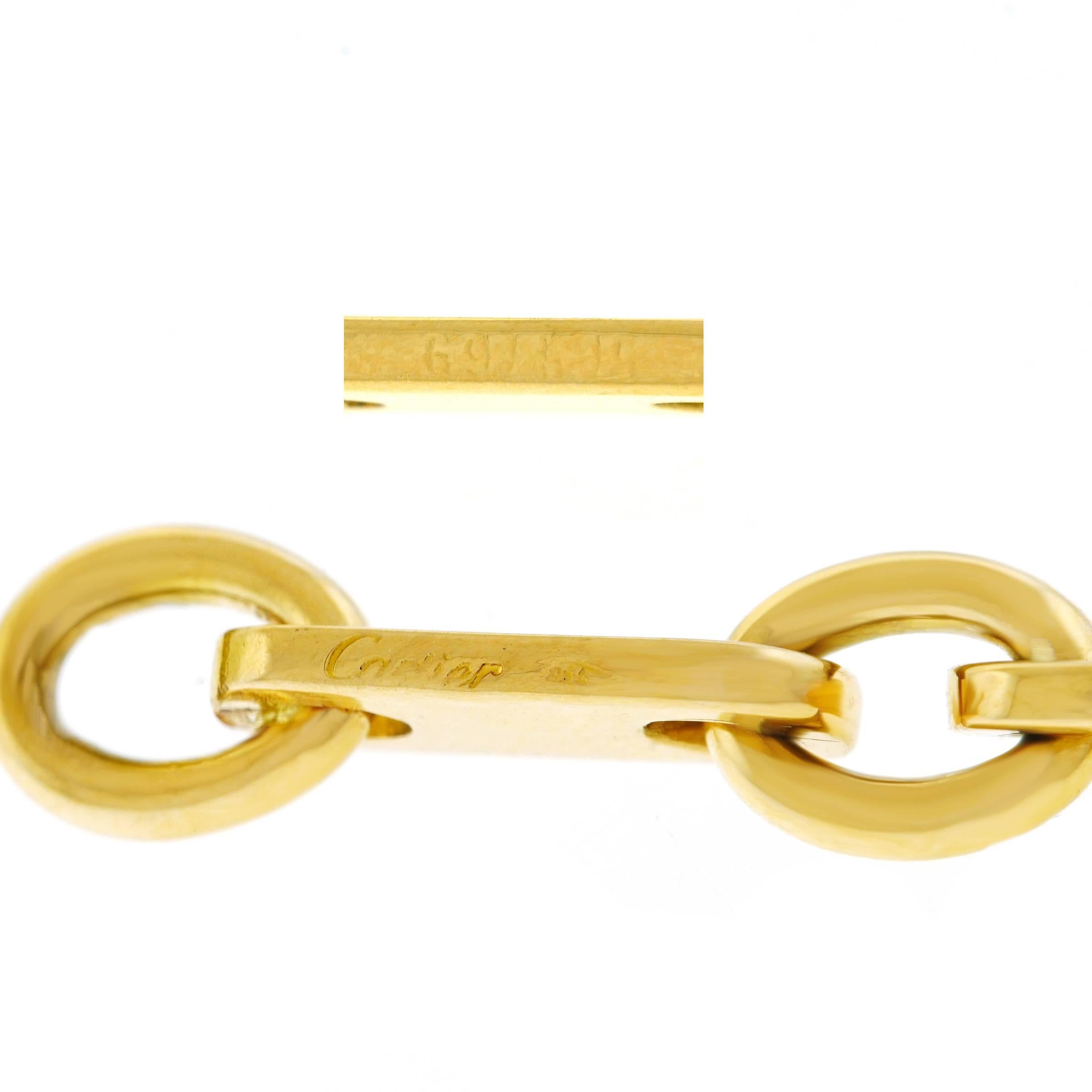 Cartier Modernist Gold Link Bracelet 1