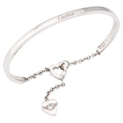 Cartier Mon Amour Diamantarmband Gr. 15 aus 18 Karat Weißgold mit Nachlass, signiert Schmuck