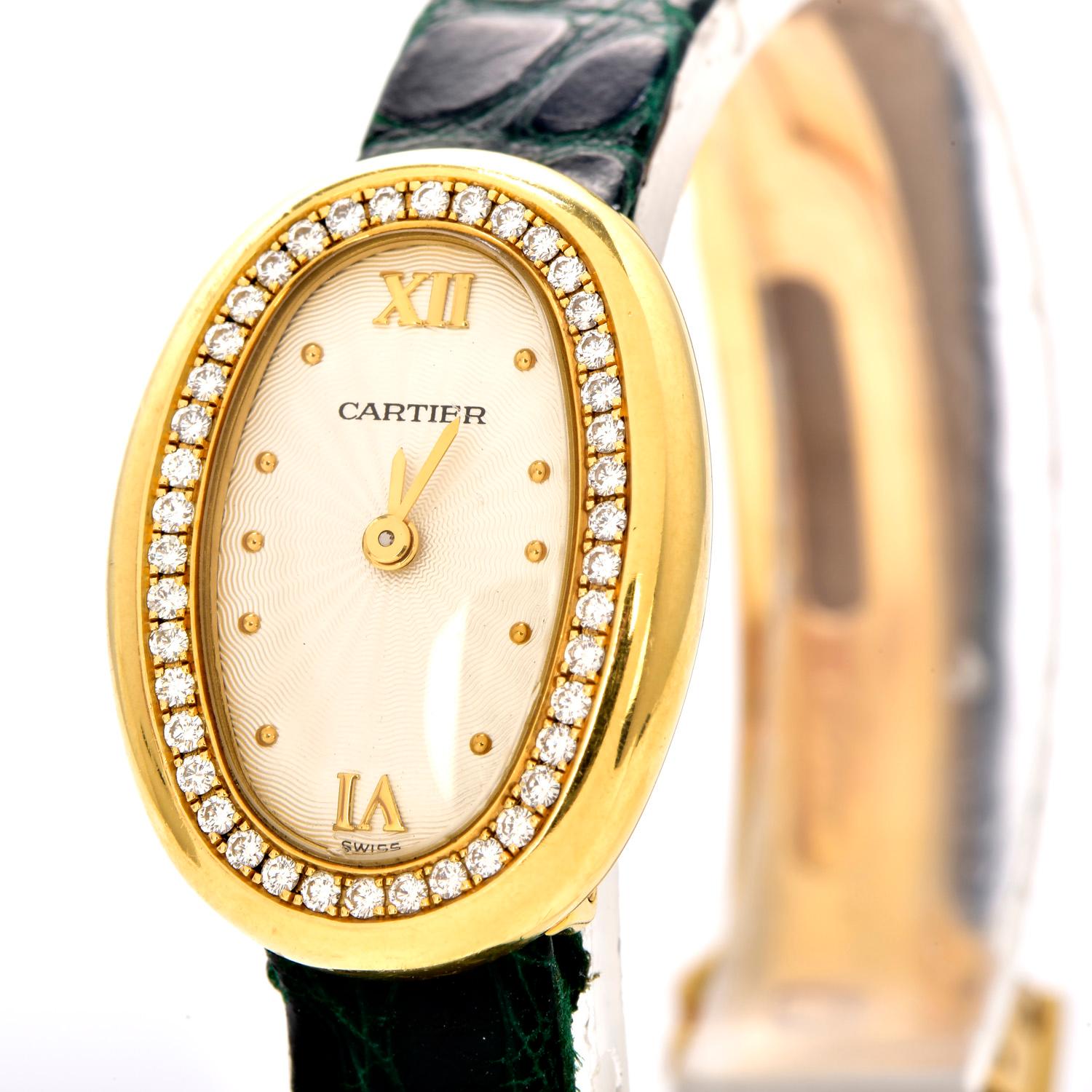 vintage cartier baignoire watch