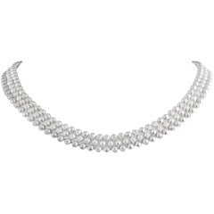 Cartier Moonlight Diamond Choker Necklace 6.00 Carat