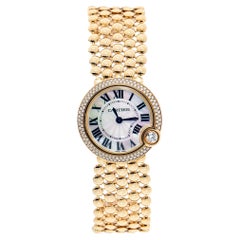 Cartier Mother of Pearl 18K  Blanc de Cartier 3722 Women's Wristwatch 30 mm