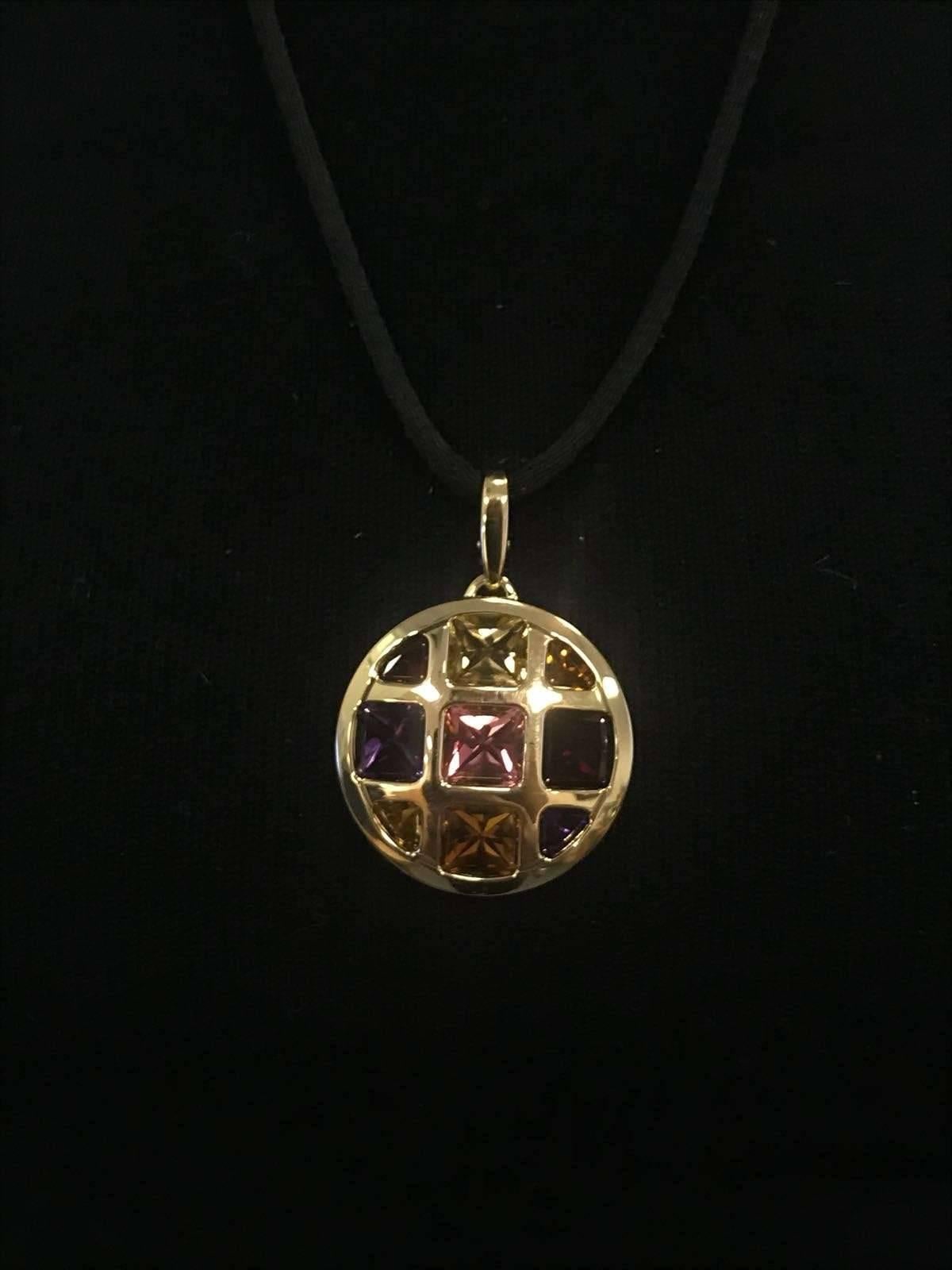 Cartier Multi-Gemstone Pasha Necklace In Excellent Condition In London, GB