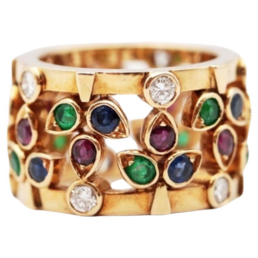 Cartier multicolor ring best sale