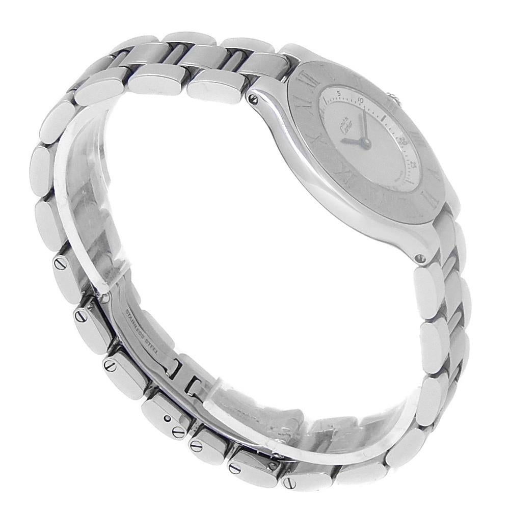 Women's Cartier Must 21 1330, Silver Dial, Certified and Warranty
