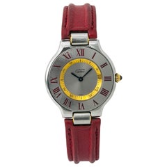 Cartier Must 21 1330, Silver Dial, Certified and Warranty