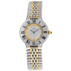 Cartier Must 21- 1340 Gold and Stainless Steel Watch