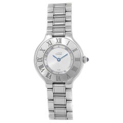 Cartier Must 21 1340, Silver Dial, Certified and Warranty