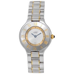 Cartier Must 21 1340, Silver Dial, Certified and Warranty