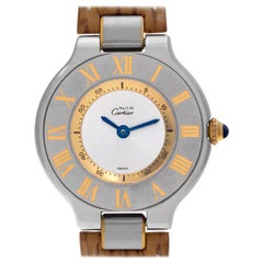 Cartier Must 21 1340 Stainless Steel Gray Dial Quartz Watch
