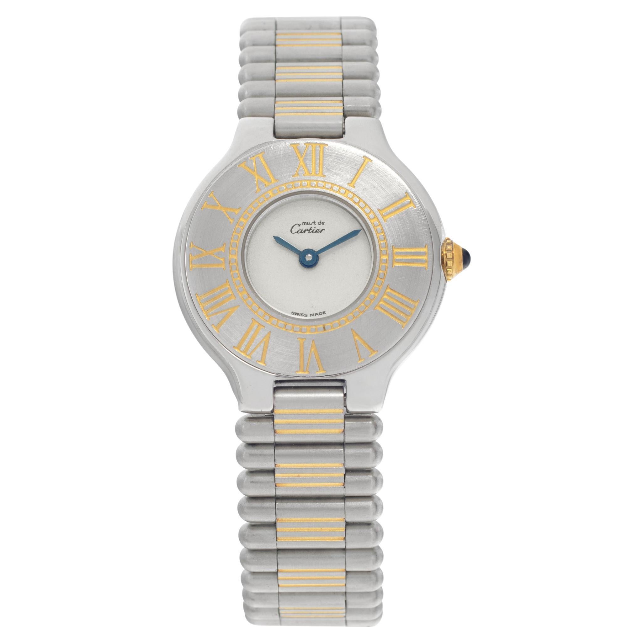 Cartier Must 21 Stainless Steel Wristwatch Ref 1340