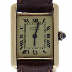 Cartier Must 21 3121108 With 7.5 in. Band & Yellow Dial