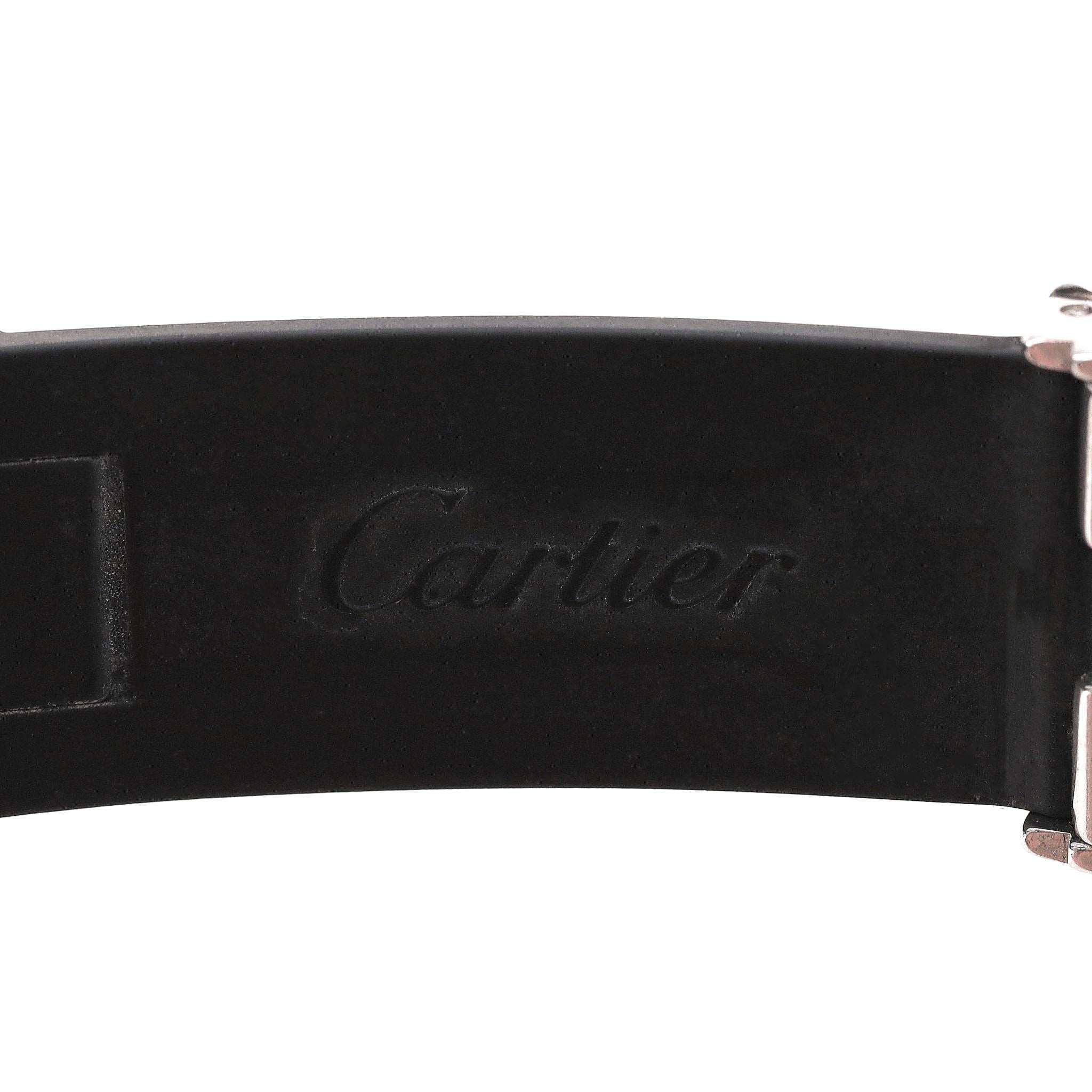 Cartier Must 21 Chronoscaph Stainless Steel Watch For Sale 3