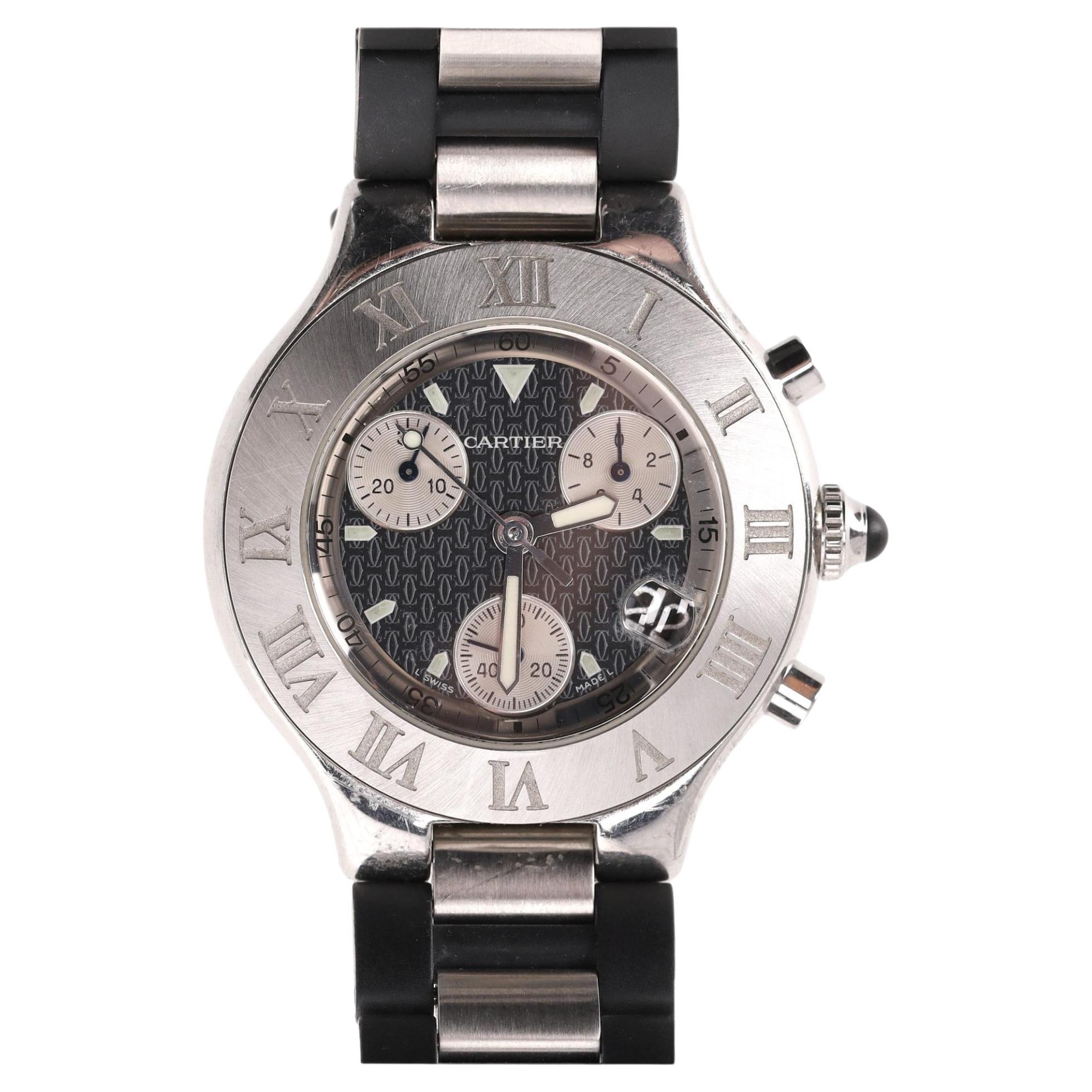 Reloj Cartier Must 21 Chronoscaph Acero inoxidable