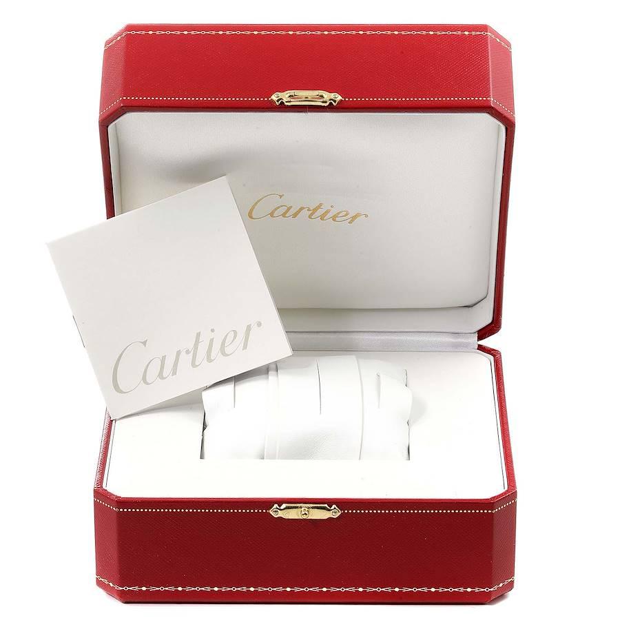 Cartier Must 21 Chronoscaph White Rubber Unisex Watch W10184U2 1