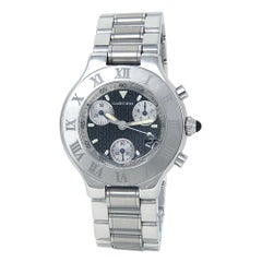 Cartier Must 21 Chronoscraph Stainless Steel Quartz Men's Watch W10172T2