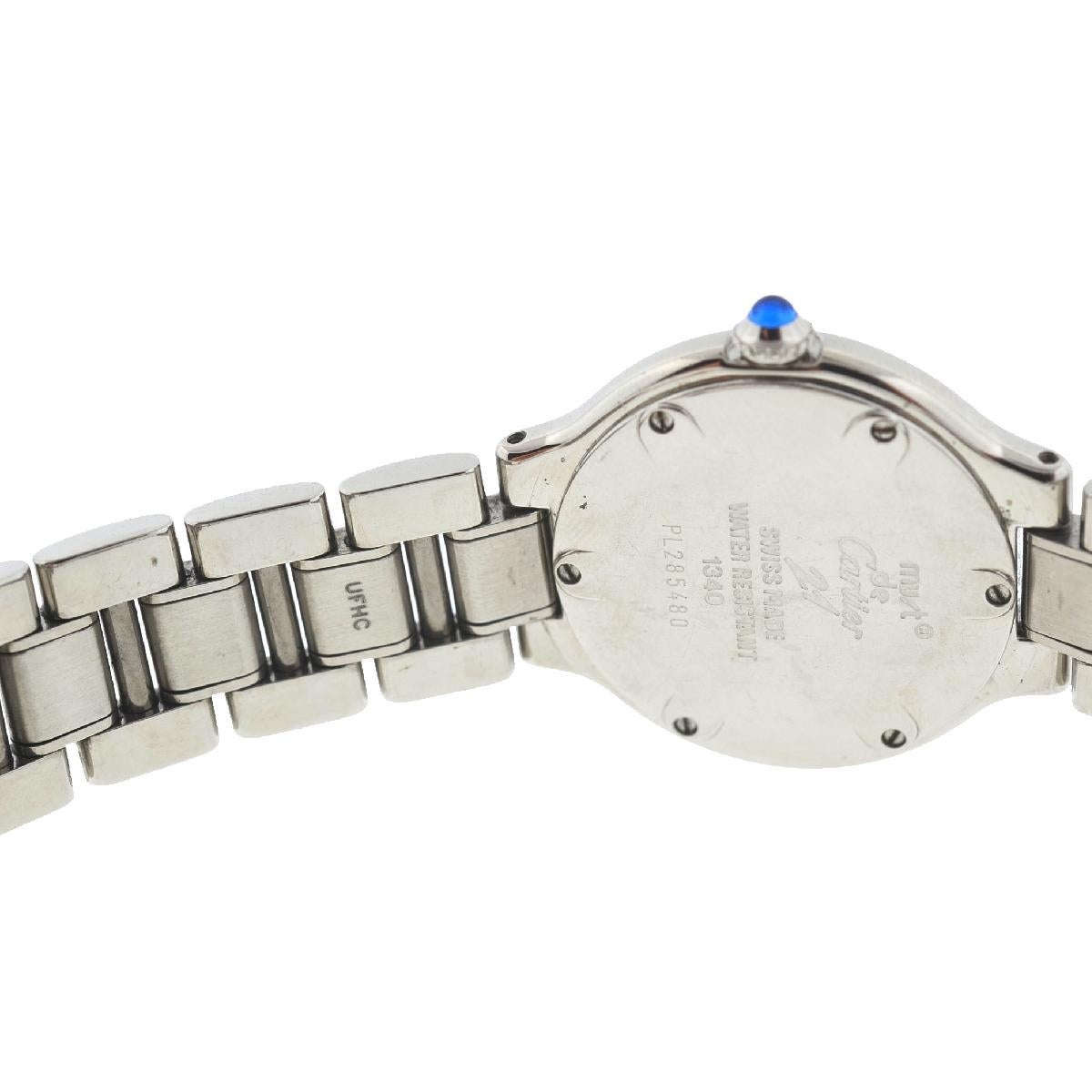 Cartier Must 21 Ladies Stainless Steel Watch 2