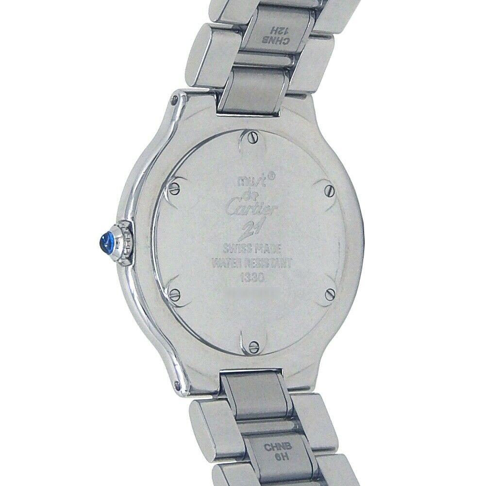 Cartier Must 21 Stainless Steel Women's Watch Quartz 1330 For Sale 2