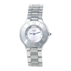 Cartier Must 21 Stainless Steel Women's Watch Quartz 1330