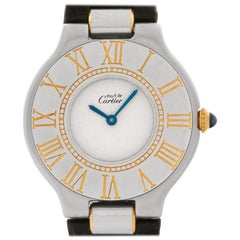 Cartier Must 21 W1000944, White Dial, Certified and Warranty