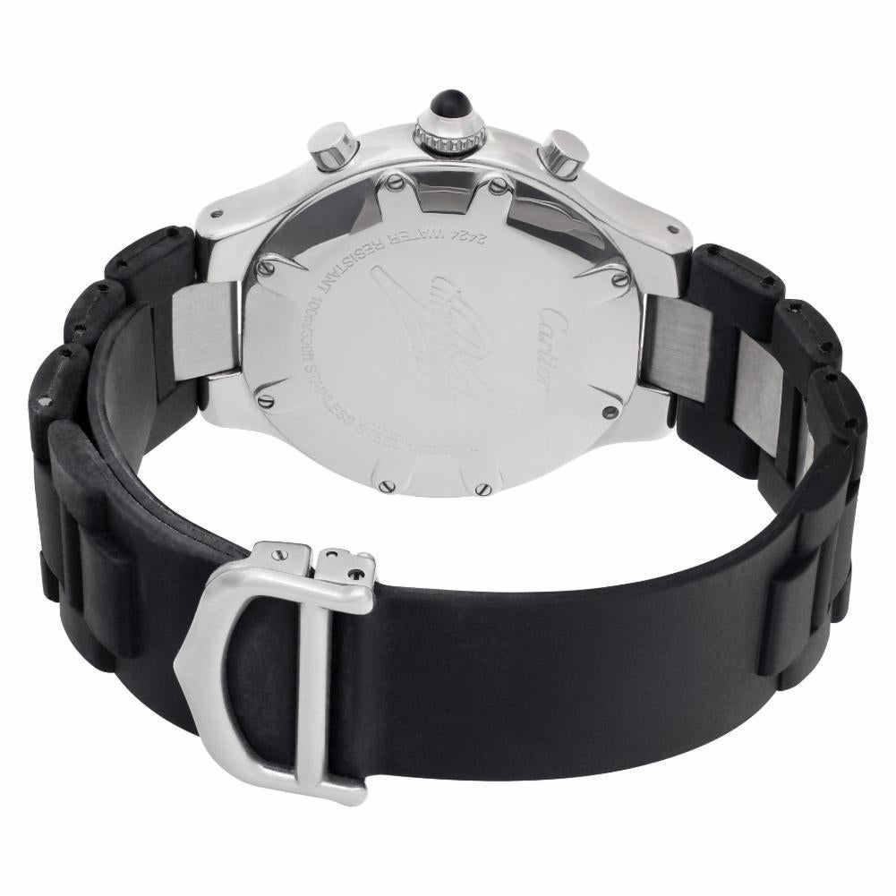Cartier Must 21 W10125U2, Esfera Negra, Certificado y Garantía 1