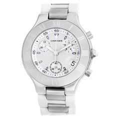 Cartier Must 21 W10184U2, White Dial, Certified and Warranty