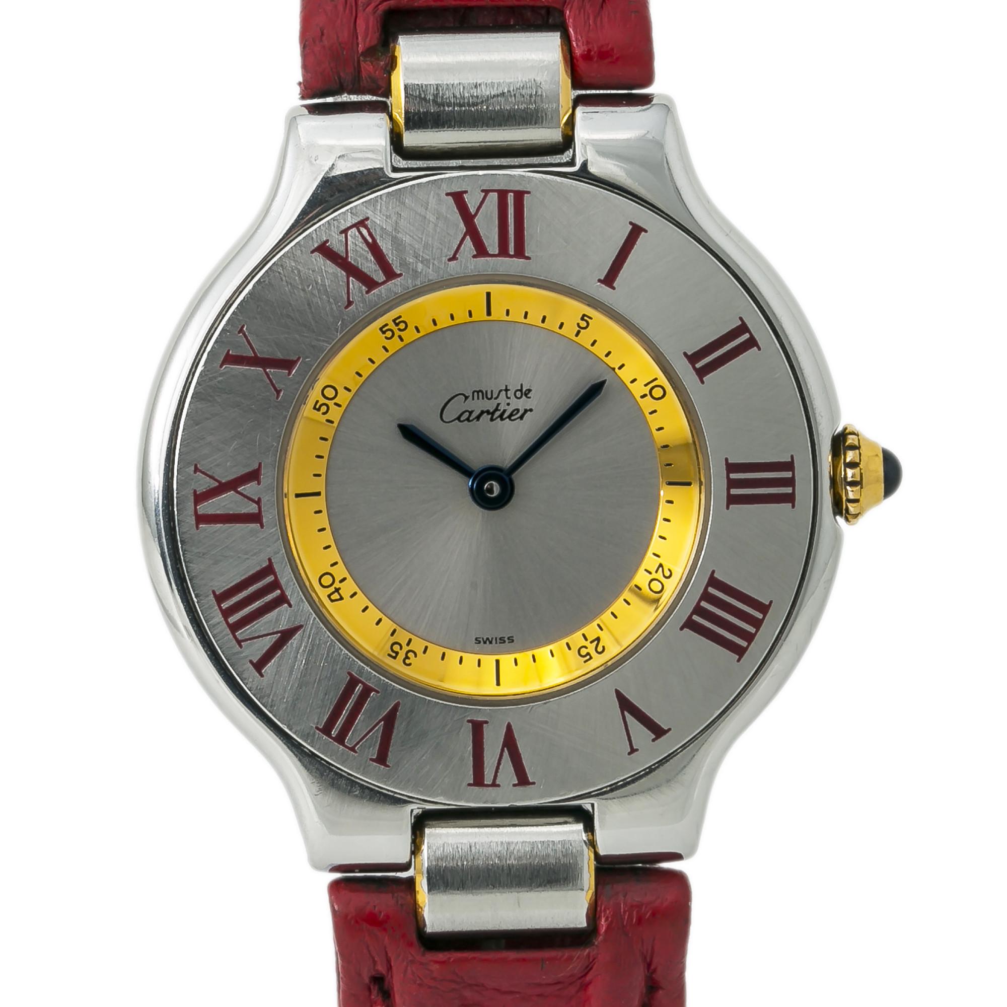 must de cartier 21 swiss made water resistant 1330