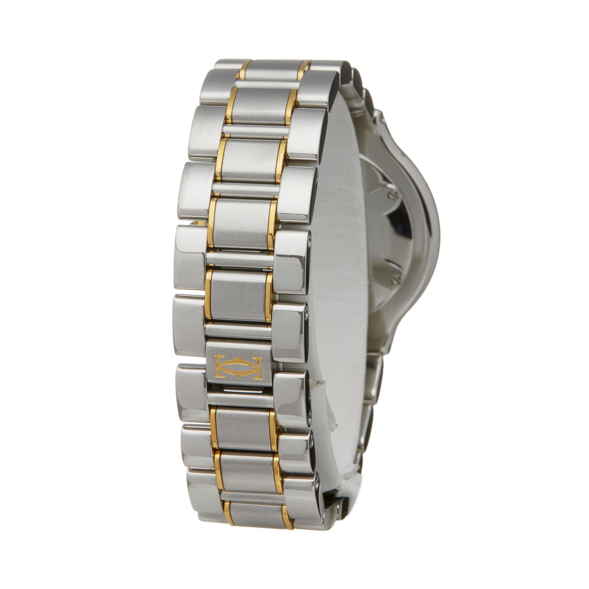 Cartier Must de 21 Stainelss Steel and 18K Yellow Gold 1330 1