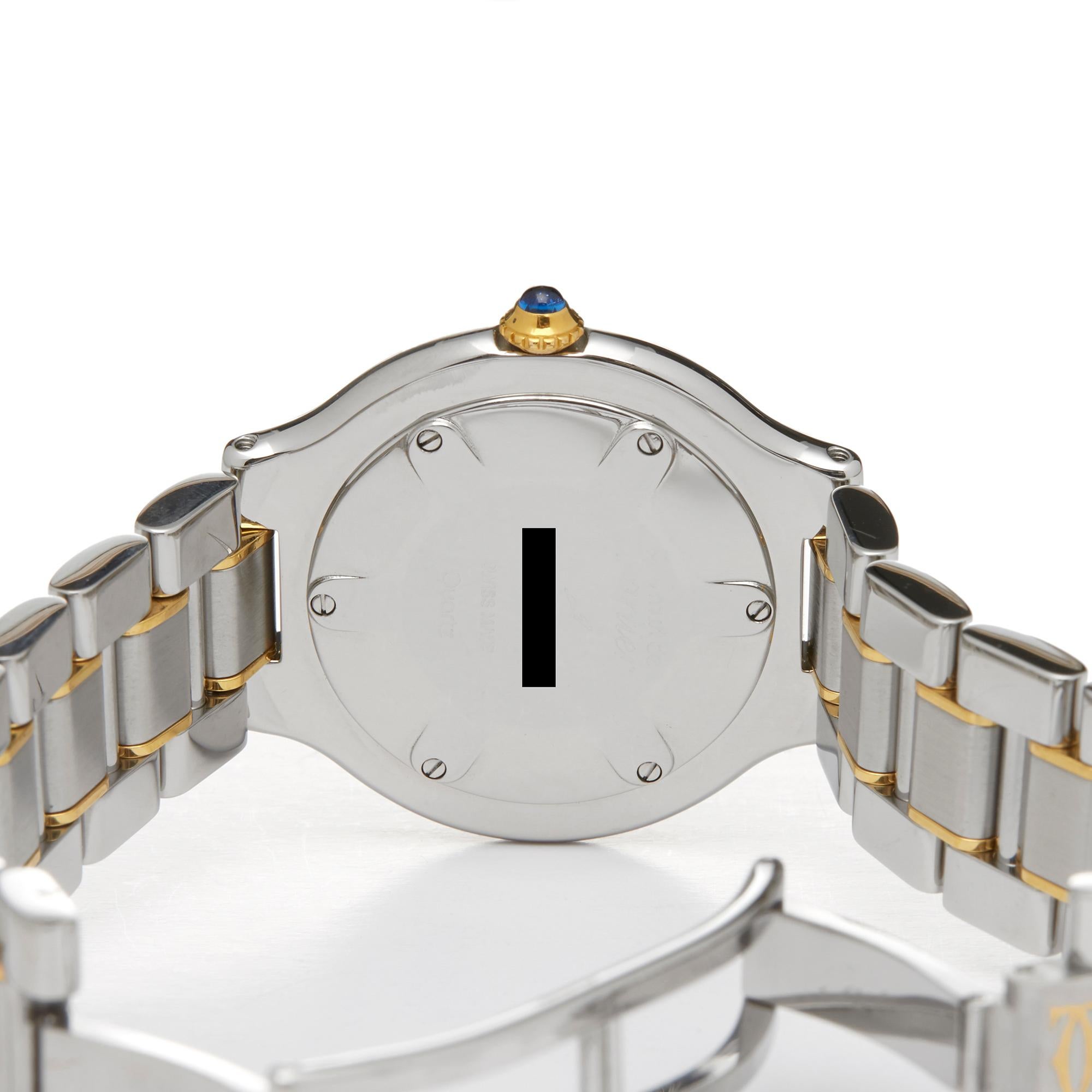 Cartier Must de 21 Stainelss Steel and 18K Yellow Gold 1330 2