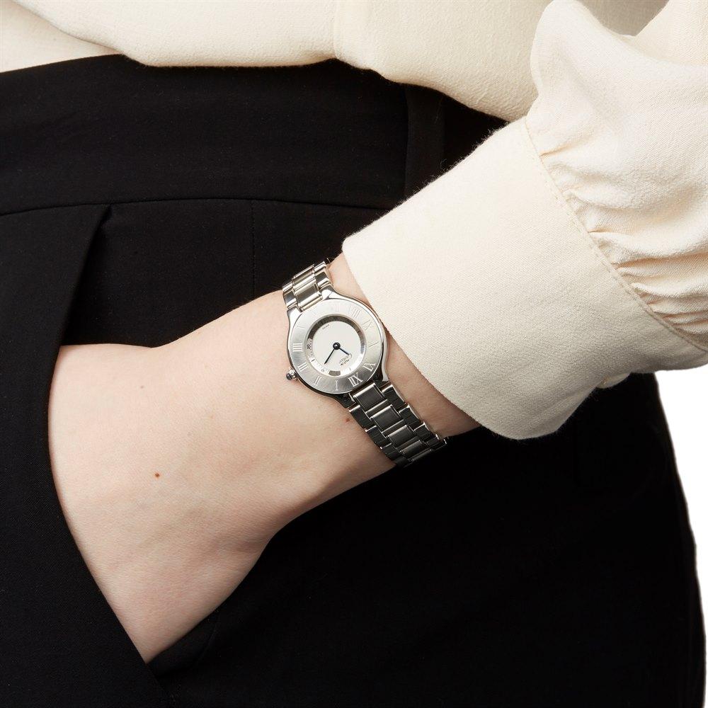 Cartier Must de 21 W10109T2 or 1340 Ladies Stainless Steel  Watch 2