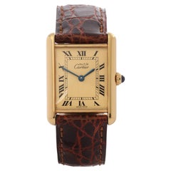 Cartier Must de Cartier 0 71822 Men Gold Plated 0 Watch